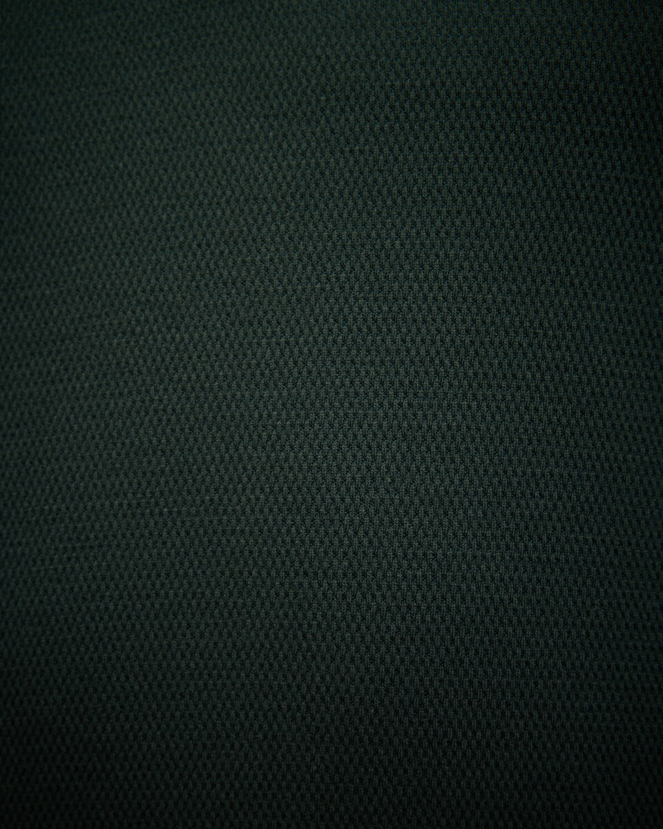 Textured Zip Collar Polo, Forest, hi-res